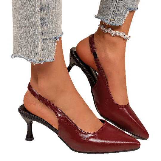 Damen Slingback-Pumps mit elegantem spitzem Design und dezentem Absatz EB