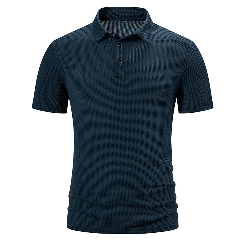Herren Polohemd mit strukturiertem Design und modernen Akzenten EB