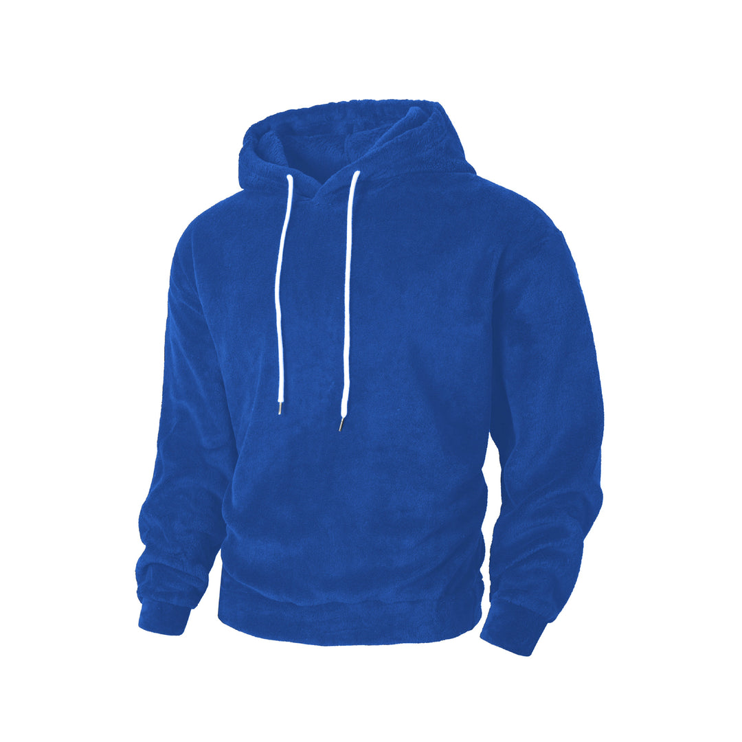 Herren Kuscheliger Fleece-Hoodie mit Kordelzug EB