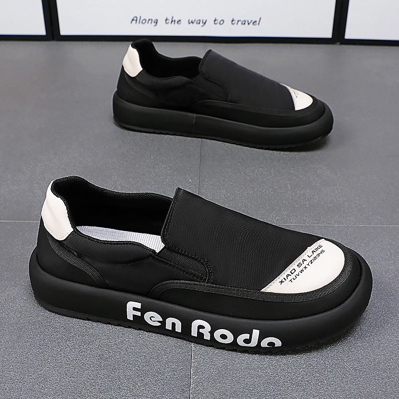 Damen bequeme Slip-On Sneakers mit rutschfester Sohle und atmungsaktivem Obermaterial EB