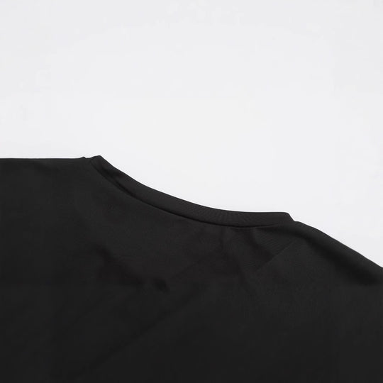 Damen Kurzarm T-Shirt mit elegantem Schleifenmuster und figurbetontem Design EB