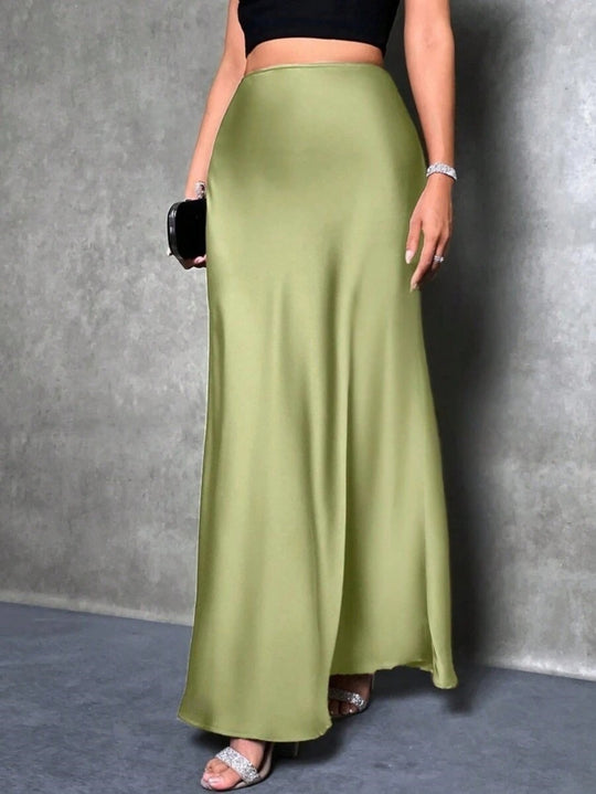 Damen Maxirock mit fließendem Schnitt und elegantem Fall EB
