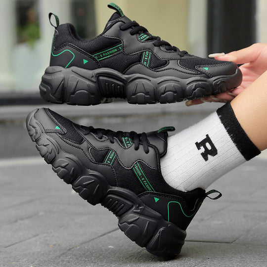 Damen Chunky Sneakers mit atmungsaktivem Mesh-Obermaterial und flexiblem Laufsohlen-Design EB