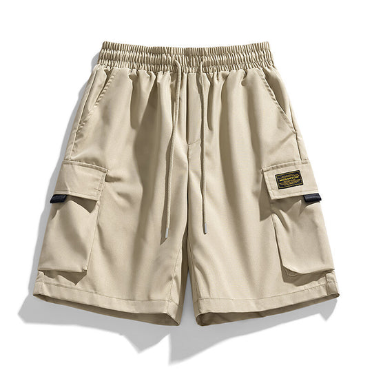 Herren Cargo-Shorts mit elastischem Bund und praktischen Taschen EB