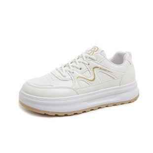 Damen Modische Lauf-Sneaker mit gepolsterter Sohle und sportlichem Design EB