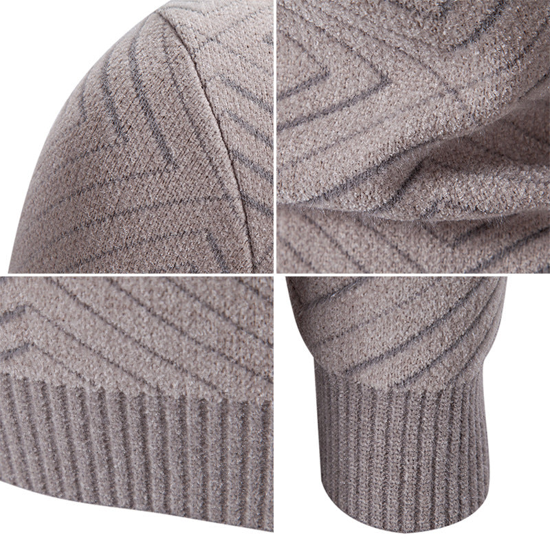 Herren eleganter Pullover mit Strukturmuster EB