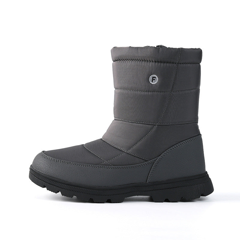 Damen isolierte Winterstiefel mit rutschfester Sohle und praktischem Schnellverschluss EB