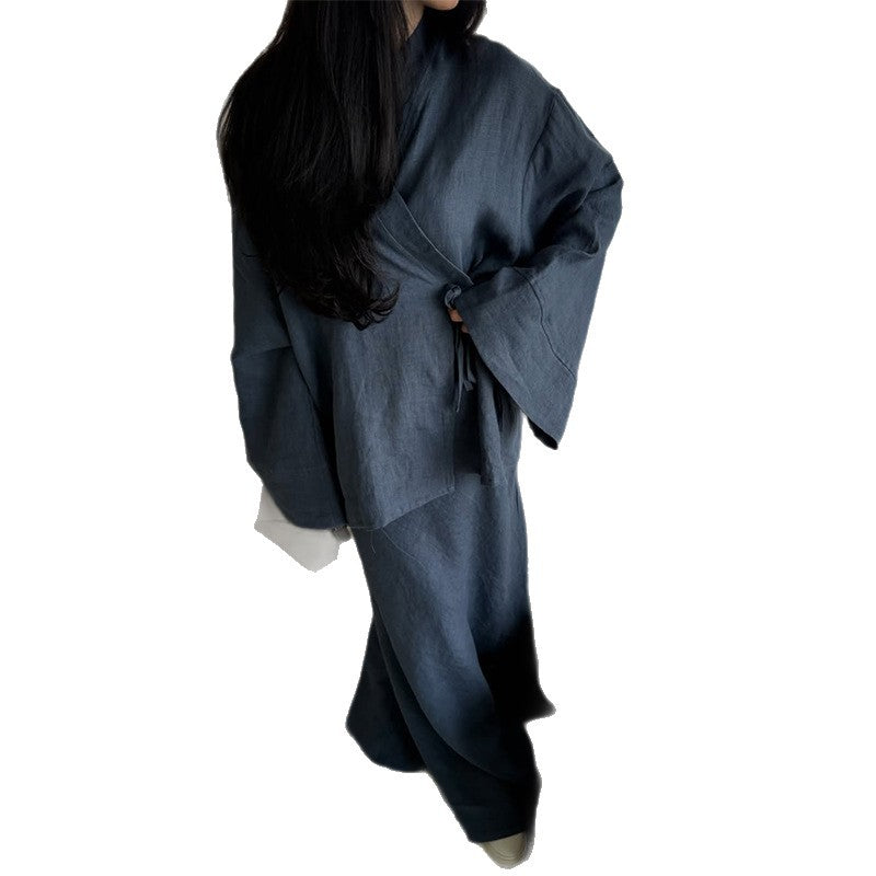 Damen lässiger Kimono Anzug EB