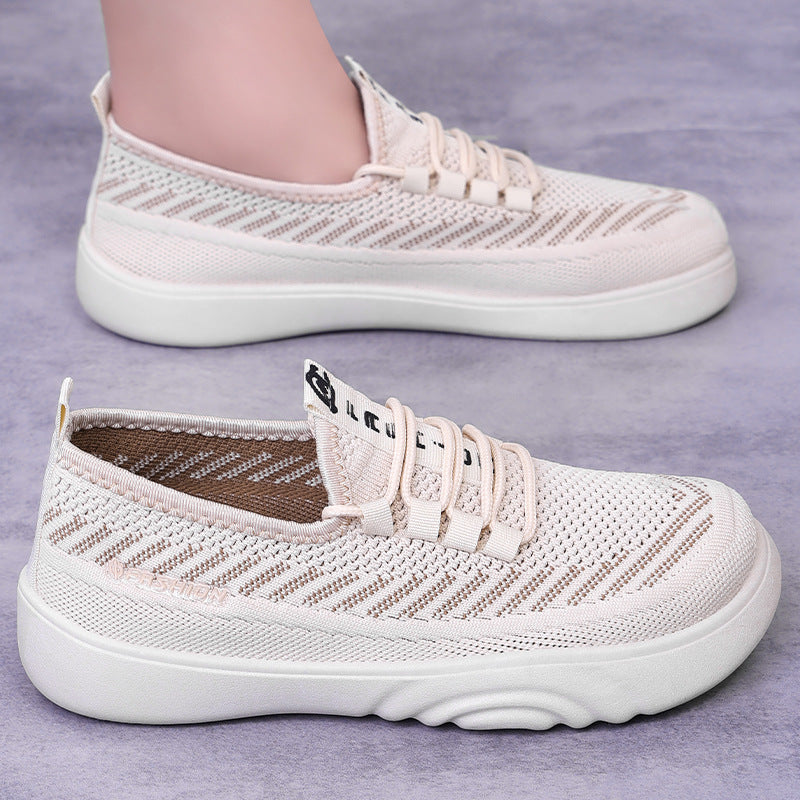 Damen Freizeitschuhe mit atmungsaktivem Netzdesign und rutschfester Sohle EB