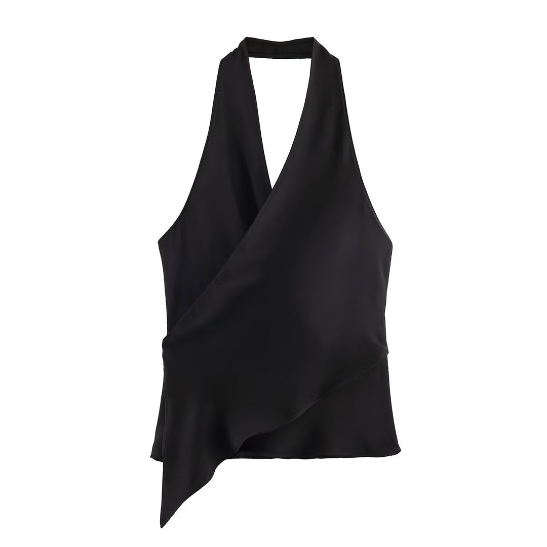 Damen Wickelbluse mit V-Ausschnitt EB