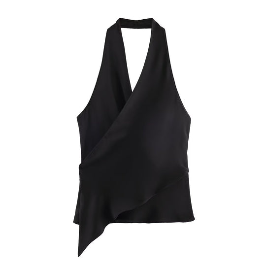 Damen Wickelbluse mit V-Ausschnitt EB