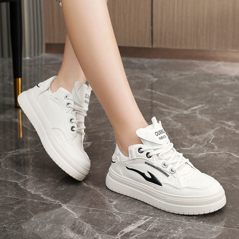 Damen modische Sneakers mit atmungsaktiver Mesh-Oberfläche und dämpfender Sohle EB