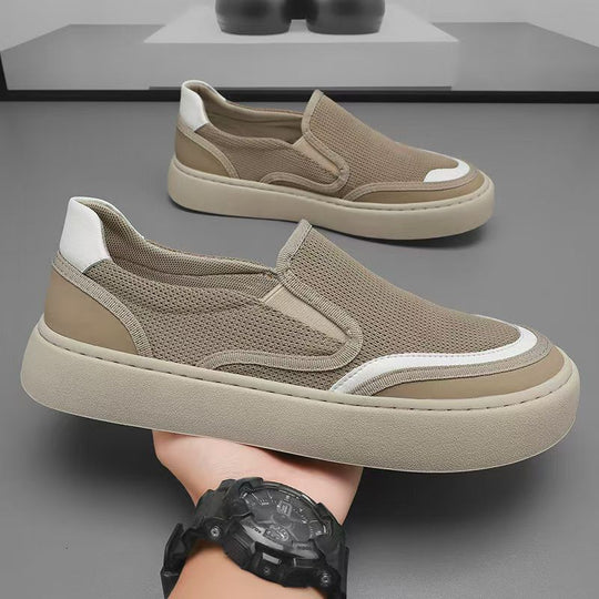 Damen bequeme Slip-On Sneakers EB