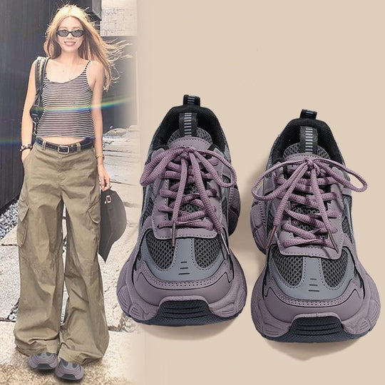 Damen Komfortable Lauf- und Freizeitsneaker mit atmungsaktiver Konstruktion EB