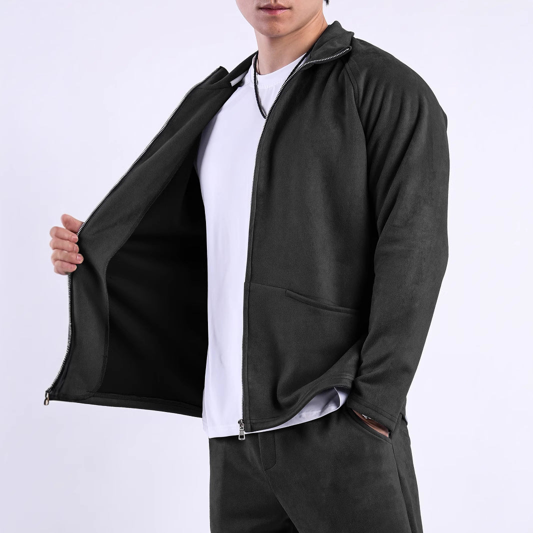 Damen Fleecejacke mit hohem Kragen und praktischen Taschen EB