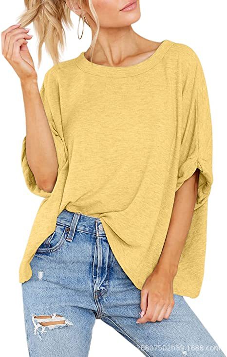 Damen lässiges Oversized T-Shirt EB