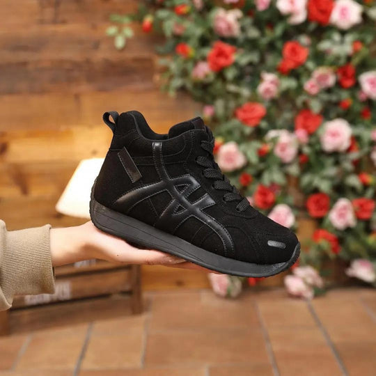 Damen Hohe Sneakers mit rutschfester Sohle und bequemer Polsterung EB
