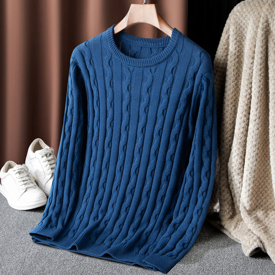 Damen Strickpullover mit strukturiertem Muster EB