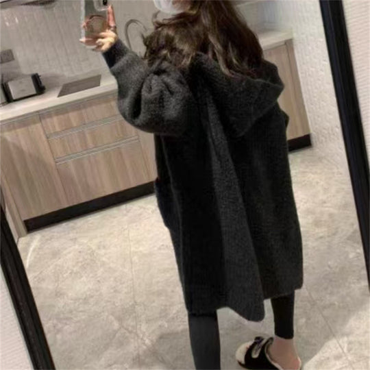 Damen Langstrickjacke mit eleganter Rippstruktur und praktischen Taschen EB