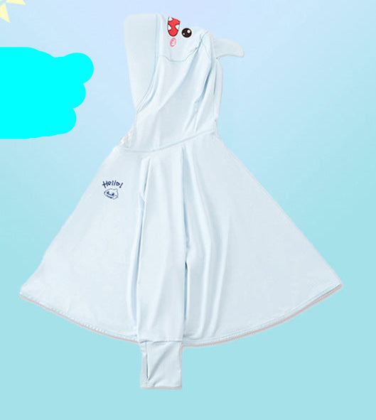 Mädchen Leichte Kapuzenjacke mit Hasenohren EB