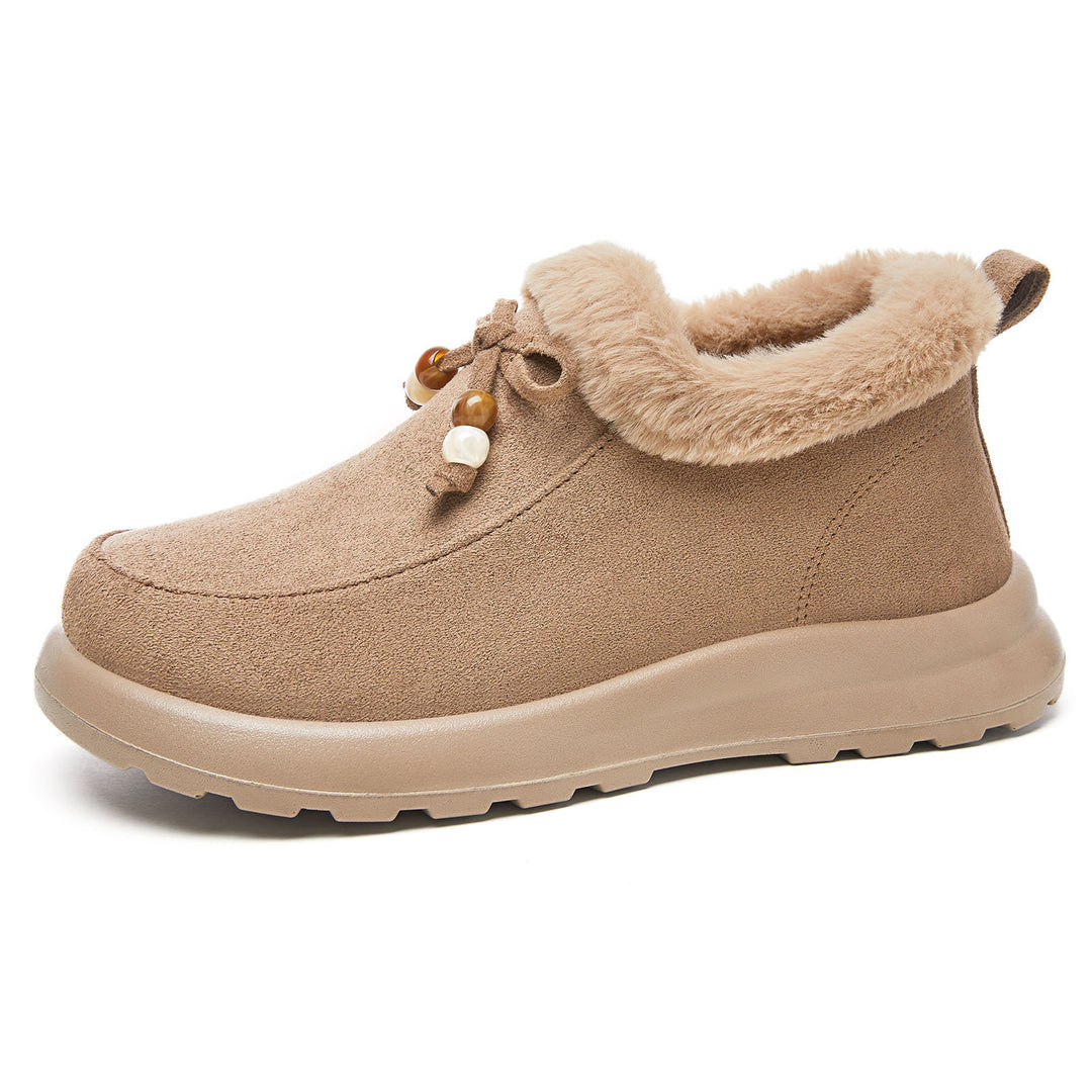 Damen bequeme und warme Hüttenschuhe mit kuscheligem Innenfutter EB