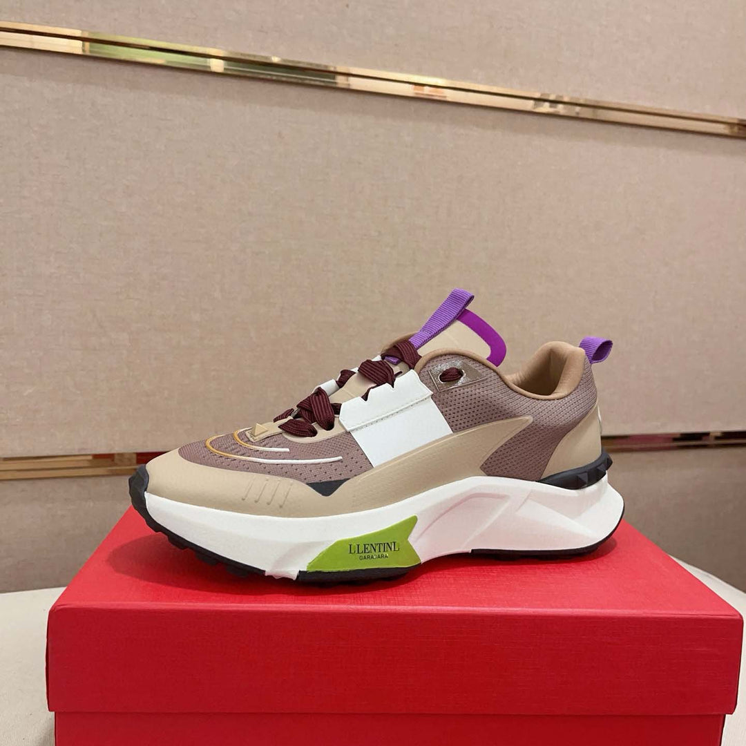 Damen Sportliche Chunky Sneakers mit innovativer Dämpfungstechnologie und rutschfester Sohle EB