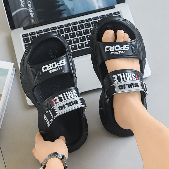 Damen bequeme und trendige Sportsandalen mit verstellbaren Riemen EB