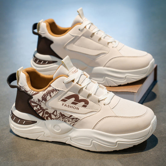 Damen Sportliche Sneakers mit dynamischer Profilgestaltung und rutschfester Sohle EB