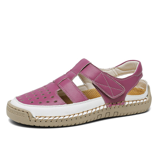 Damen Bequeme und luftige Freizeitsandalen mit ergonomischem Fußbett EB