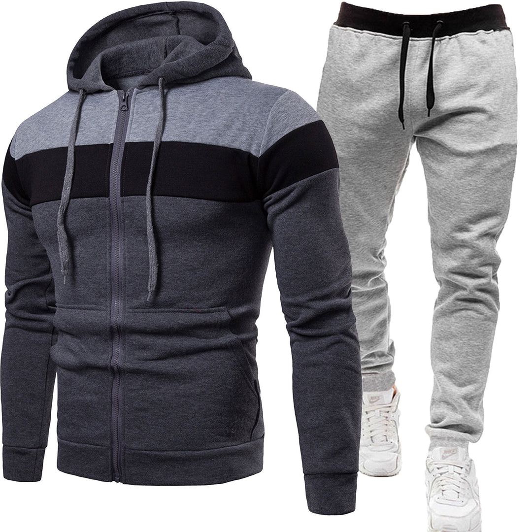 Herren nan zweiteiliges Freizeit-Jogginganzug-Set EB