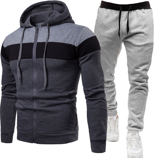 Herren nan zweiteiliges Freizeit-Jogginganzug-Set EB