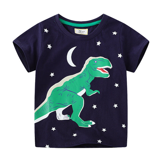 Jungen T-Shirt mit kreativem Dinosaurier-Motiv EB 1784092377