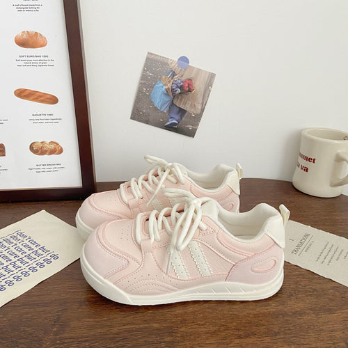 Damen Bequeme Freizeitsneakers mit atmungsaktivem Obermaterial und flexibler Sohle EB