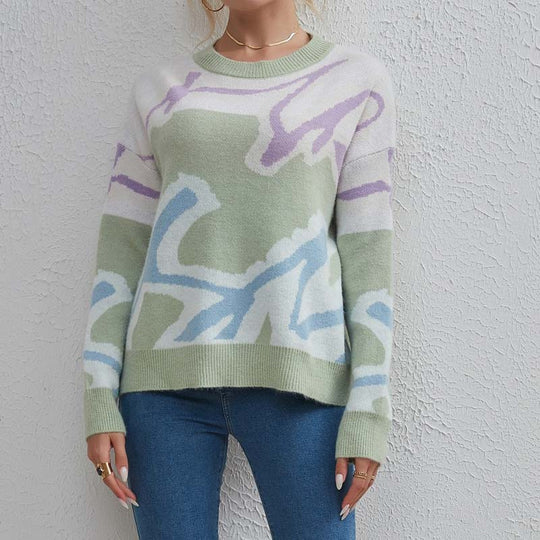 EB | Pullover mit Farbblock