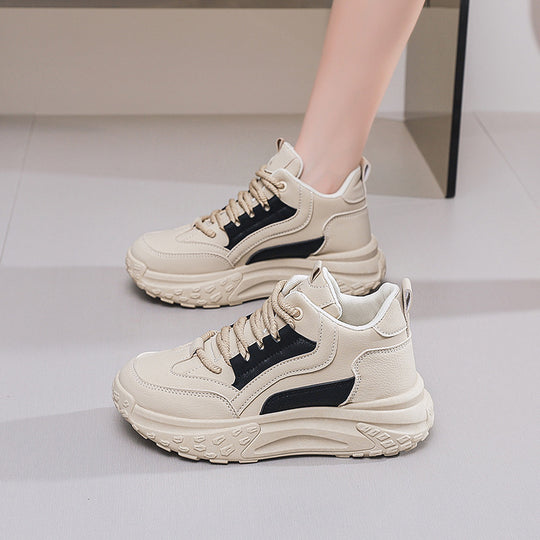 Damen Hochwertige Chunky Sneakers mit stabiler Sohle und atmungsaktiver Konstruktion EB