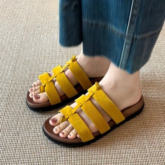 Damen komfortable Clogs mit verstellbaren Riemen und anatomischem Fußbett EB