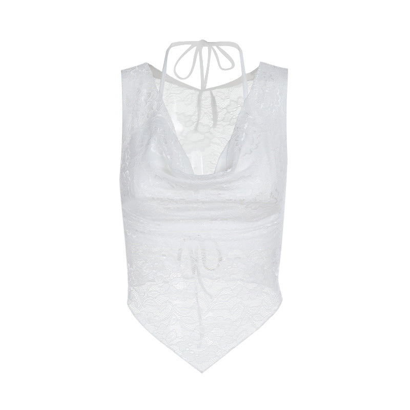 Damen Spitze Bodysuit mit tiefem V-Ausschnitt und luxuriösen Details EB