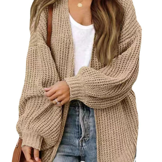 Damen Kuschelige Strickjacke EB