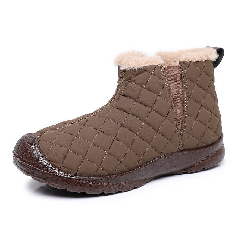 Damen Warmgefütterte Stiefeletten mit elastischem Einstieg und rutschfester Sohle EB