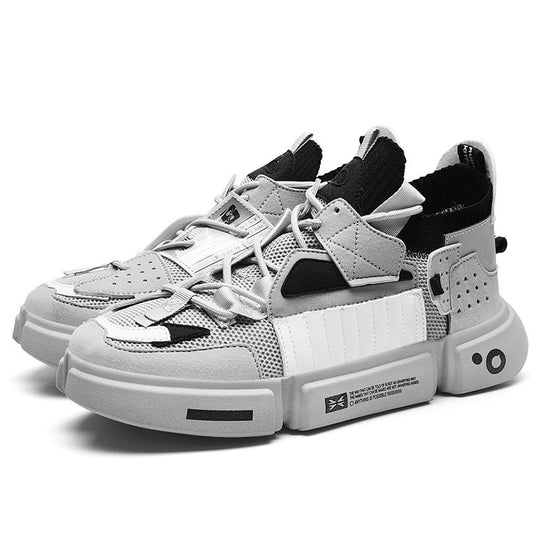 Damen Sportliche Sneakers mit innovativem Schnellschnürsystem und atmungsaktiver Mesh-Oberfläche EB