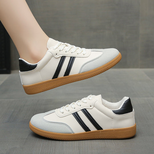 Damen Sportliche Sneakers mit stylischen Streifen und gepolstertem Innenfutter EB