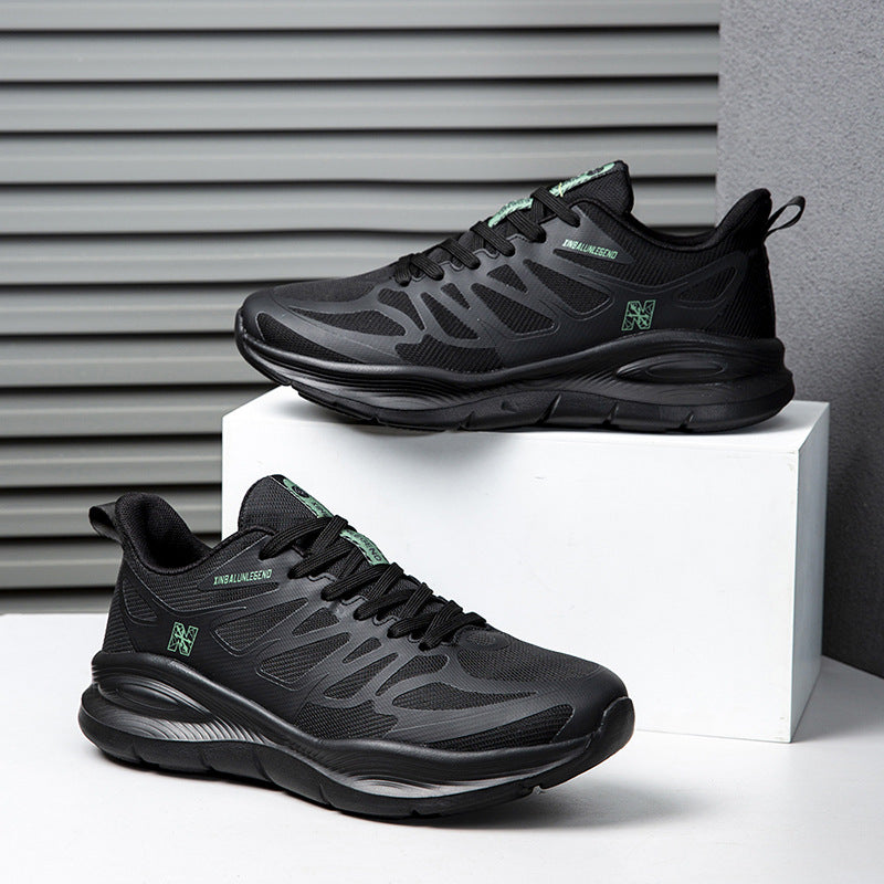Damen Hochdämpfende Sport-Sneaker mit atmungsaktivem Mesh-Obermaterial EB