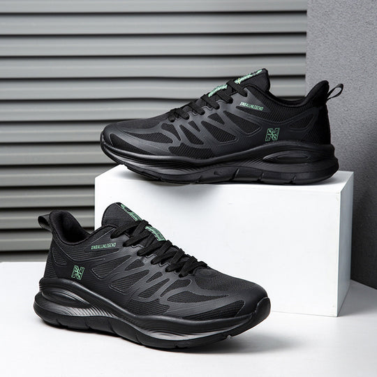 Damen Hochdämpfende Sport-Sneaker mit atmungsaktivem Mesh-Obermaterial EB