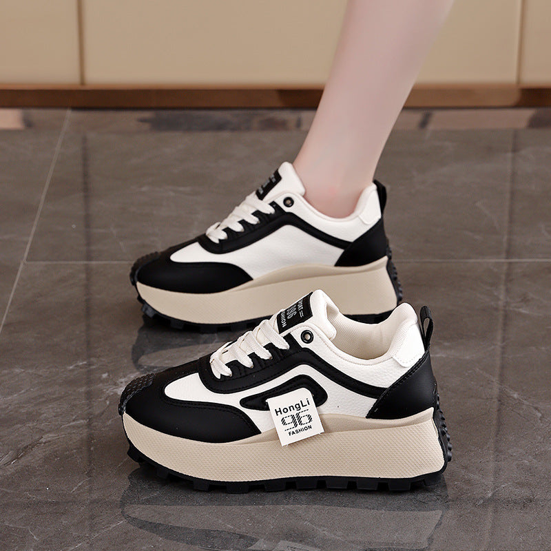 Damen Trendige Chunky Sneakers mit erhöhter Profilsohle EB