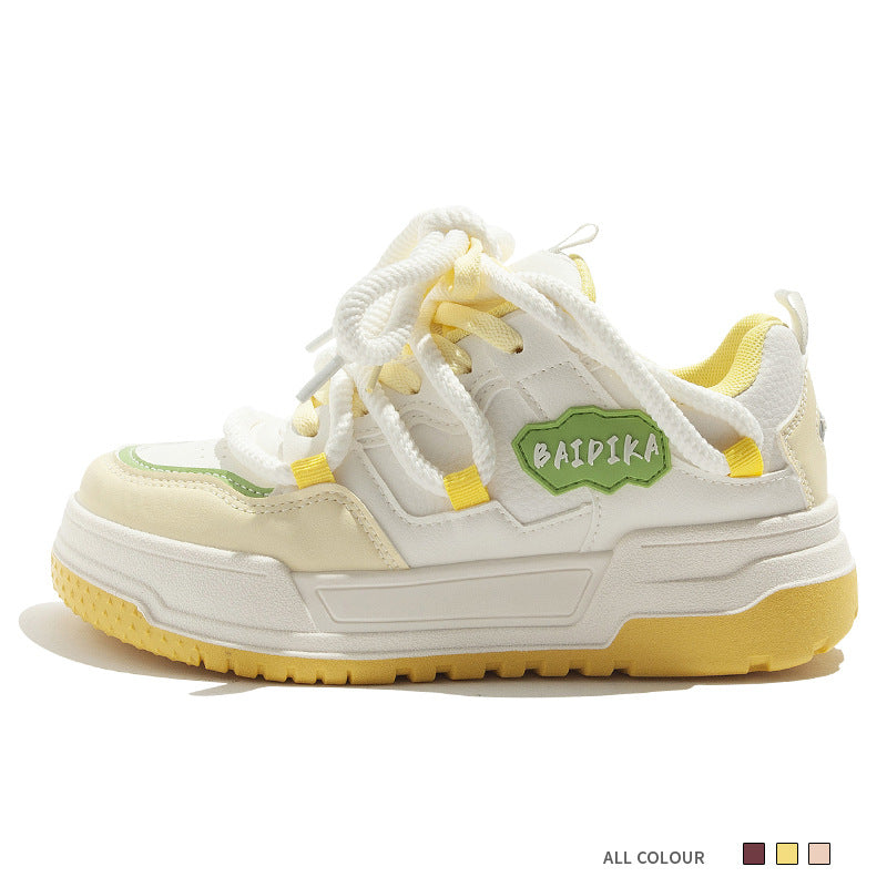 Damen Hochwertige Sneakers im Retro-Look mit bequemem Schnürsystem EB