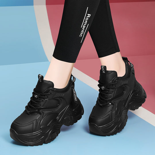 Damen Sportliche Chunky Sneaker mit ergonomischer Dämpfung und rutschfester Sohle EB