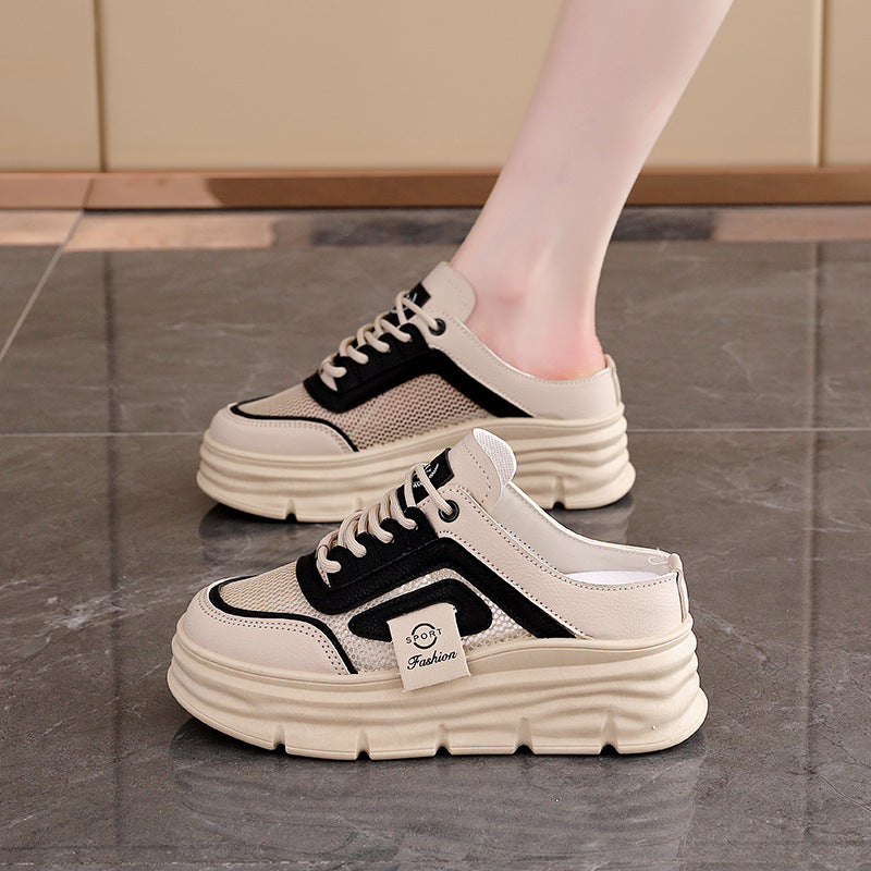 Damen Sneaker mit atmungsaktiver Mesh-Oberfläche und modischem Design EB