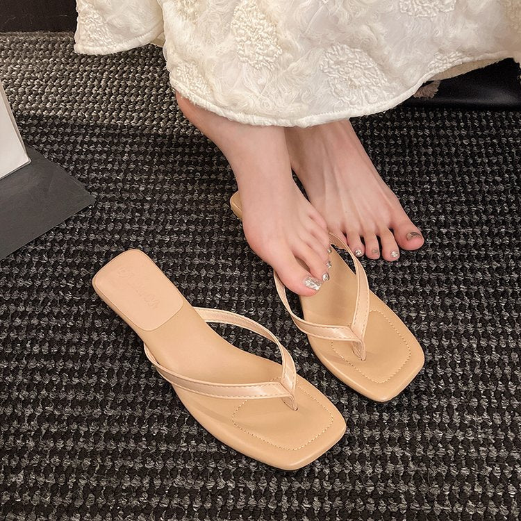 Damen Elegante Slipper mit elegantem Absatz EB
