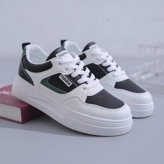 Damen modische Plateau-Sneaker mit atmungsaktiver Oberfläche und extra Dämpfung EB