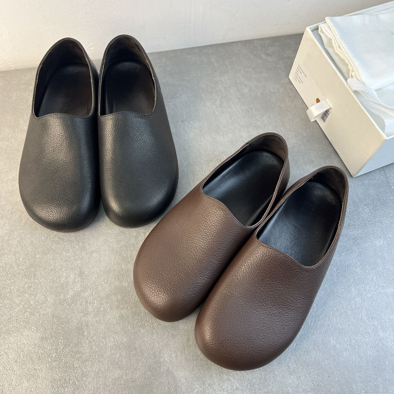 Damen Komfortable Clogs aus hochwertigem Leder EB